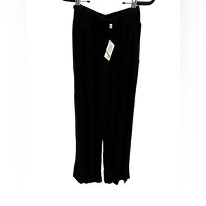 By Egreis loose fit wide leg according black pants